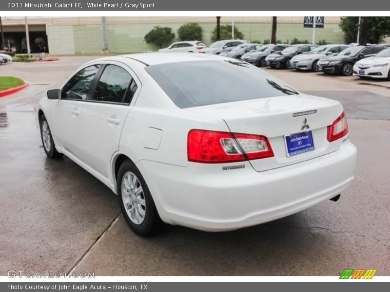 White Pearl / Gray Sport 2011 Mitsubishi Galant FE