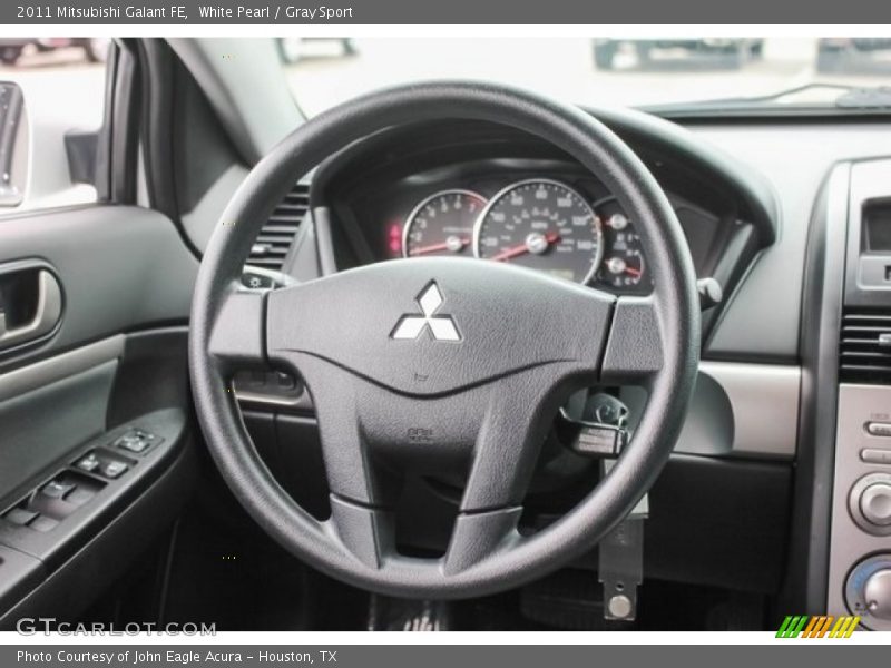 White Pearl / Gray Sport 2011 Mitsubishi Galant FE