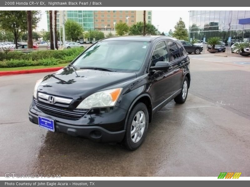 Nighthawk Black Pearl / Black 2008 Honda CR-V EX