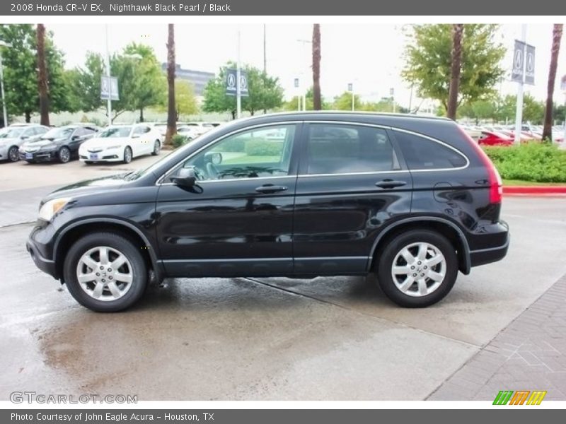 Nighthawk Black Pearl / Black 2008 Honda CR-V EX