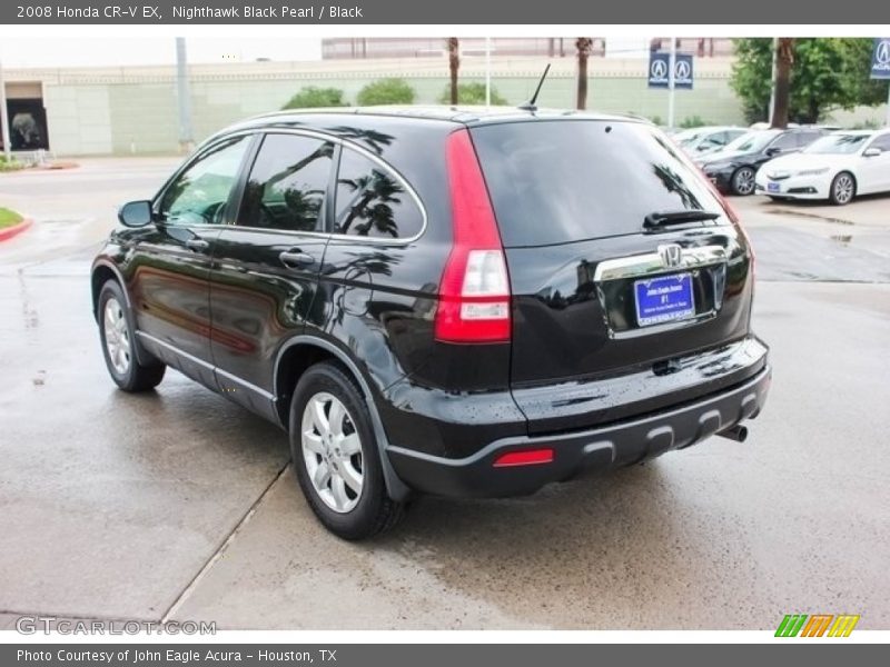 Nighthawk Black Pearl / Black 2008 Honda CR-V EX