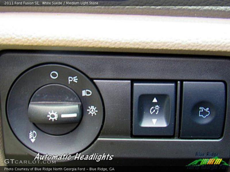White Suede / Medium Light Stone 2011 Ford Fusion SE