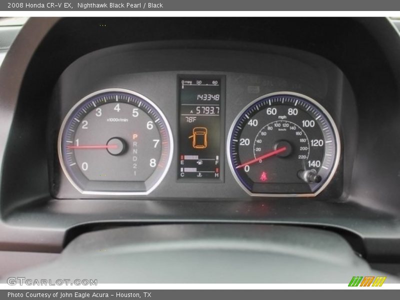 Nighthawk Black Pearl / Black 2008 Honda CR-V EX