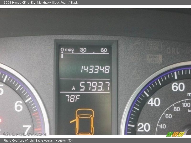 Nighthawk Black Pearl / Black 2008 Honda CR-V EX