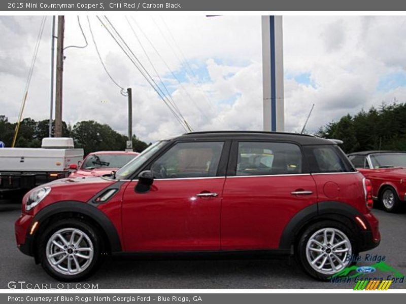 Chili Red / Carbon Black 2015 Mini Countryman Cooper S