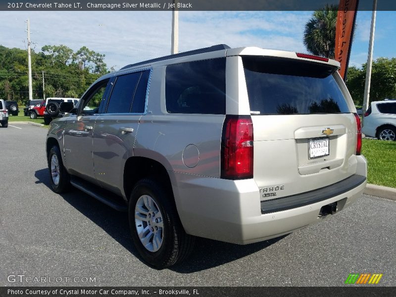 Champagne Silver Metallic / Jet Black 2017 Chevrolet Tahoe LT