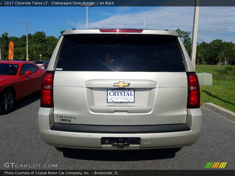 Champagne Silver Metallic / Jet Black 2017 Chevrolet Tahoe LT