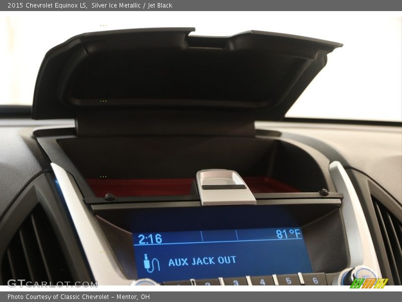 Silver Ice Metallic / Jet Black 2015 Chevrolet Equinox LS