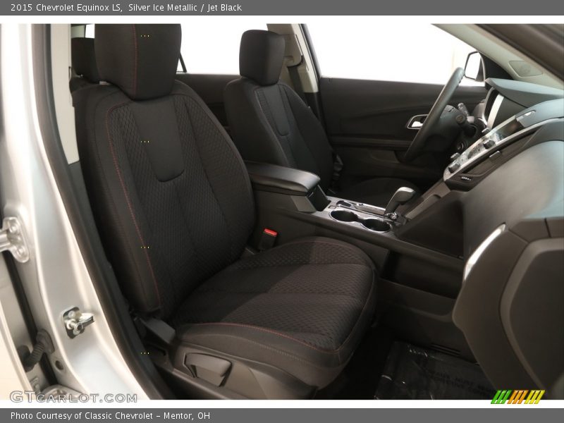 Silver Ice Metallic / Jet Black 2015 Chevrolet Equinox LS