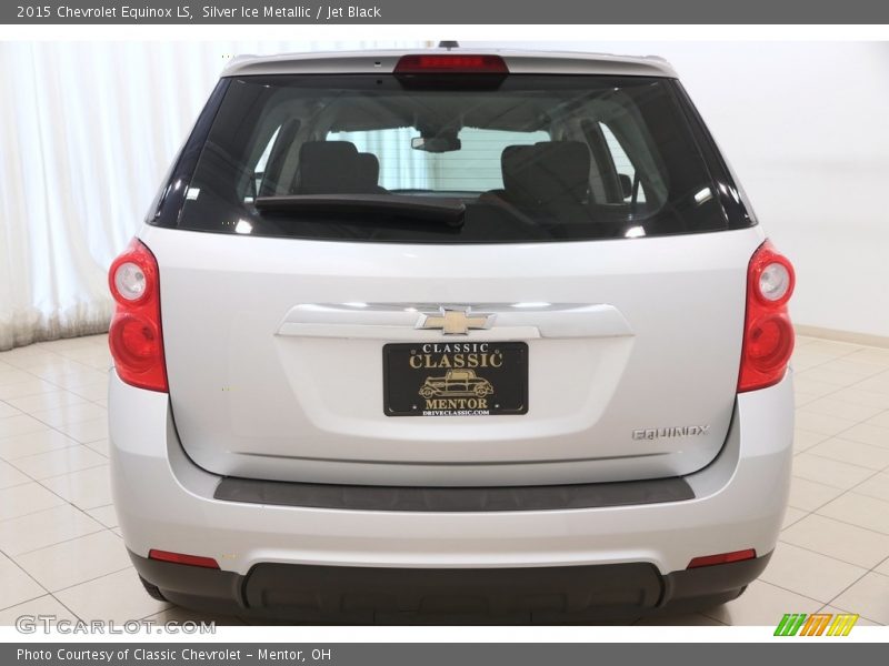 Silver Ice Metallic / Jet Black 2015 Chevrolet Equinox LS