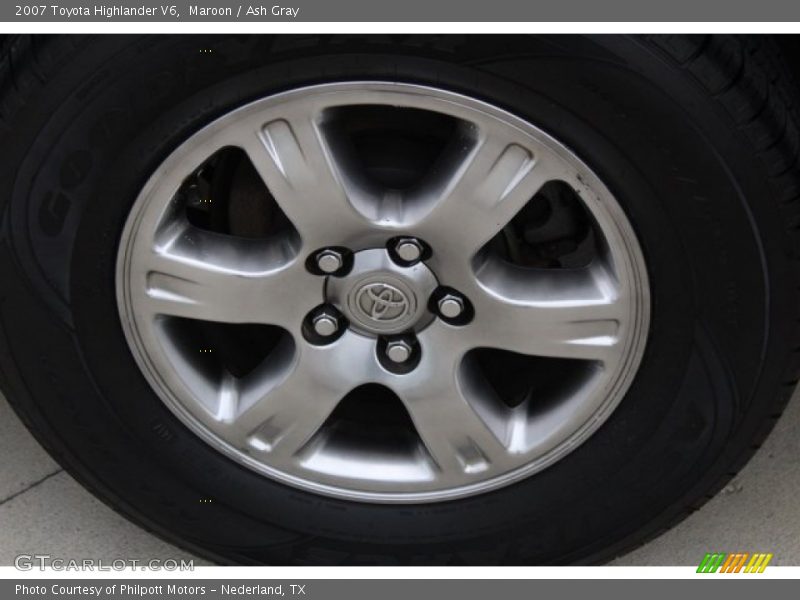 Maroon / Ash Gray 2007 Toyota Highlander V6
