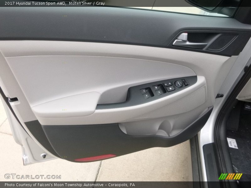 Molten Silver / Gray 2017 Hyundai Tucson Sport AWD