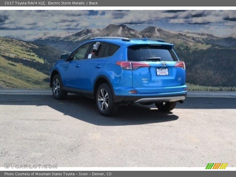 Electric Storm Metallic / Black 2017 Toyota RAV4 XLE
