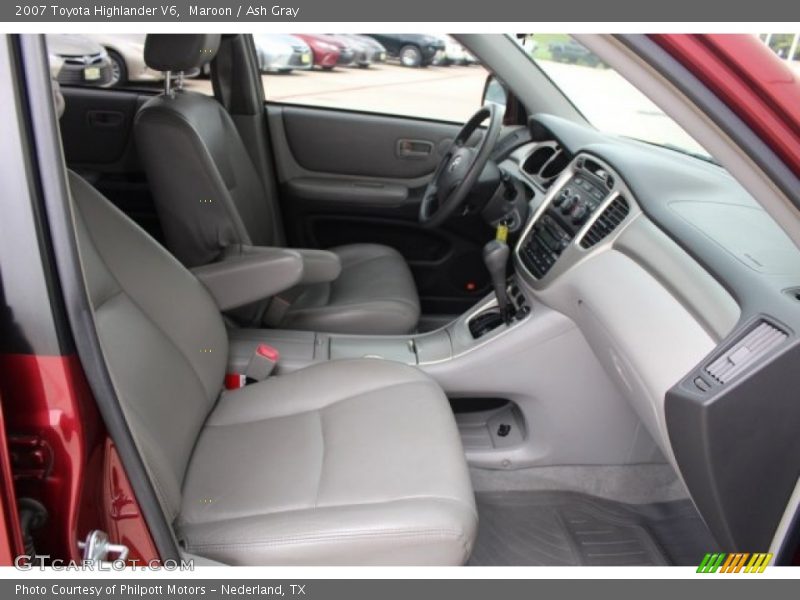 Maroon / Ash Gray 2007 Toyota Highlander V6