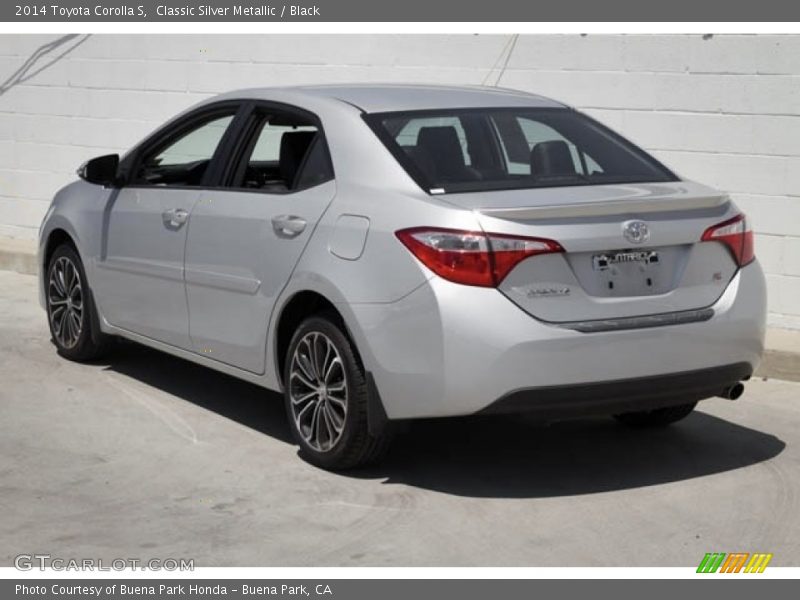 Classic Silver Metallic / Black 2014 Toyota Corolla S