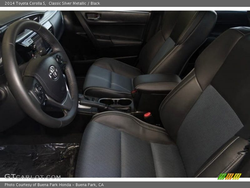 Classic Silver Metallic / Black 2014 Toyota Corolla S