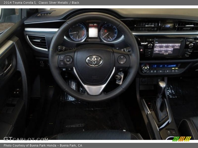 Classic Silver Metallic / Black 2014 Toyota Corolla S
