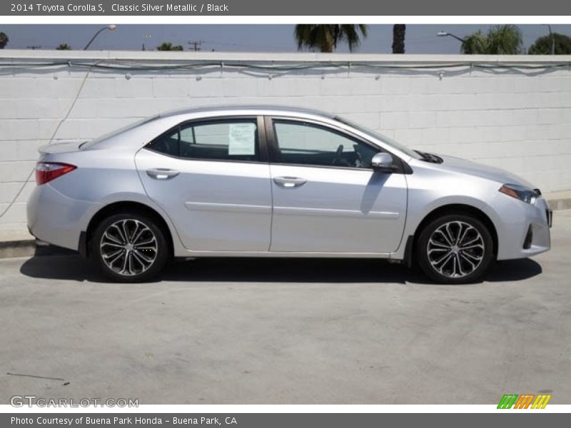 Classic Silver Metallic / Black 2014 Toyota Corolla S