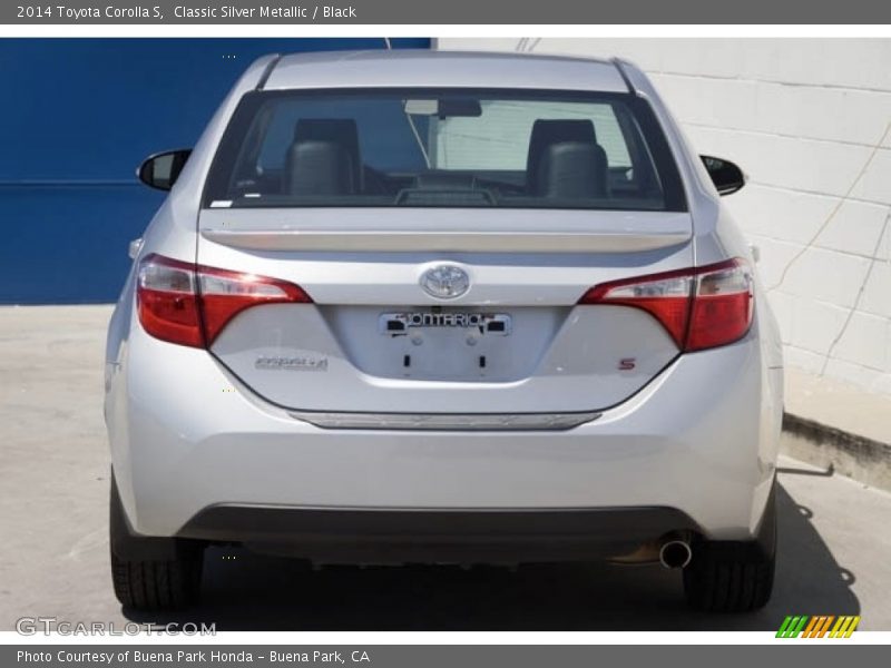 Classic Silver Metallic / Black 2014 Toyota Corolla S