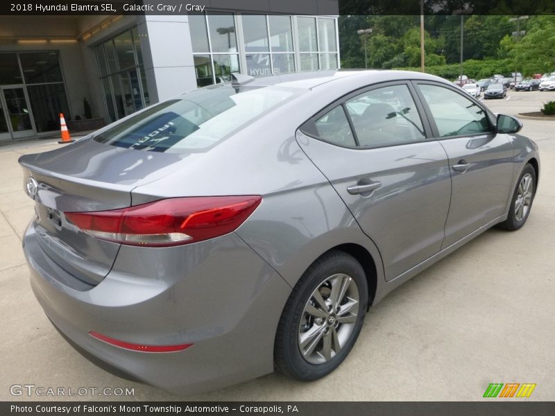 Galactic Gray / Gray 2018 Hyundai Elantra SEL