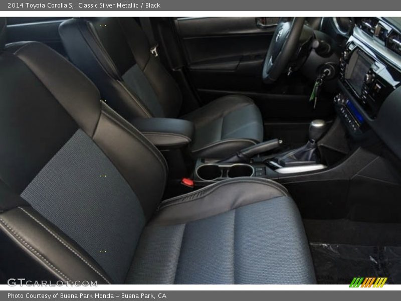 Classic Silver Metallic / Black 2014 Toyota Corolla S