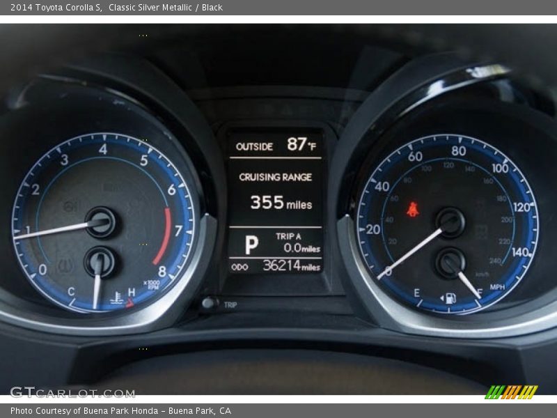 Classic Silver Metallic / Black 2014 Toyota Corolla S