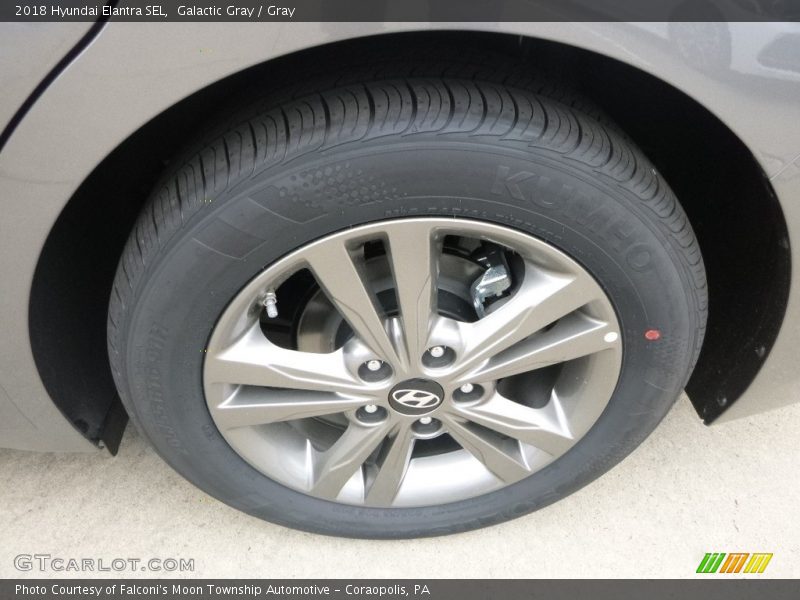 Galactic Gray / Gray 2018 Hyundai Elantra SEL