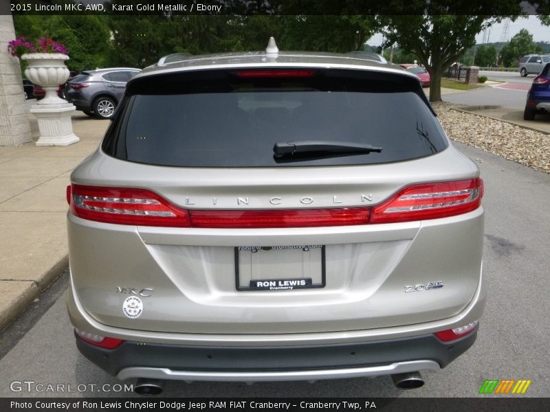 Karat Gold Metallic / Ebony 2015 Lincoln MKC AWD