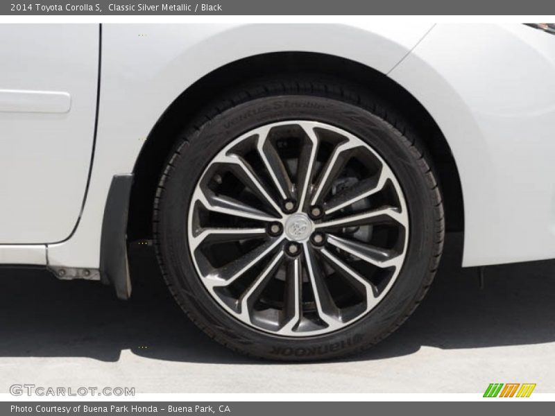 Classic Silver Metallic / Black 2014 Toyota Corolla S