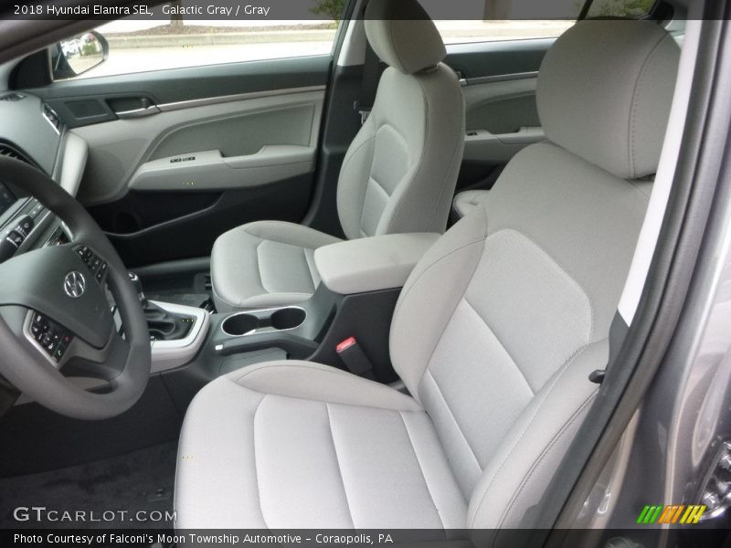 Galactic Gray / Gray 2018 Hyundai Elantra SEL