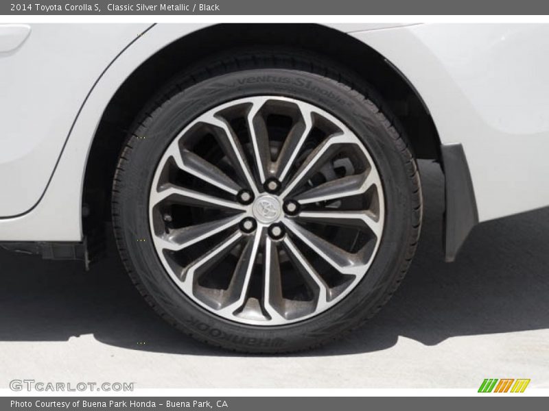 Classic Silver Metallic / Black 2014 Toyota Corolla S