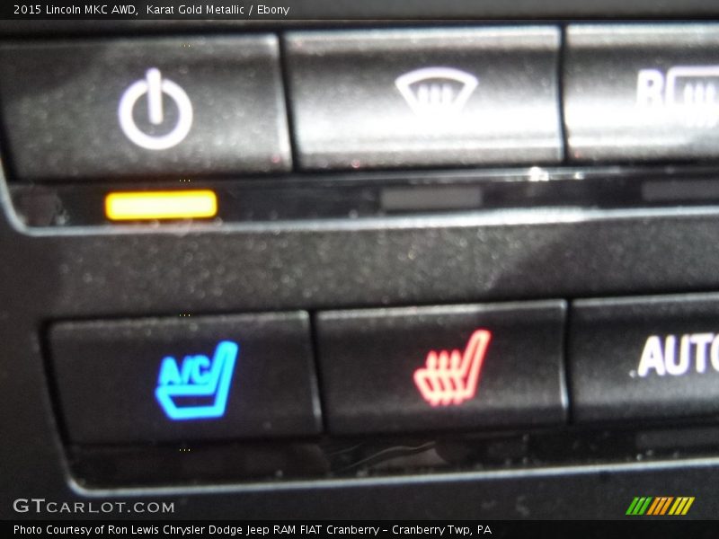 Karat Gold Metallic / Ebony 2015 Lincoln MKC AWD