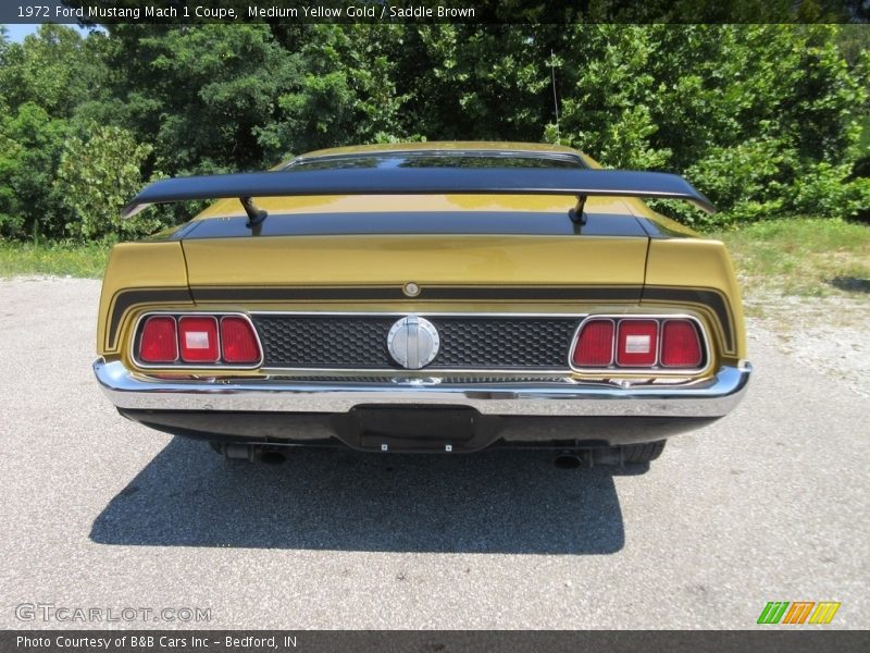 Medium Yellow Gold / Saddle Brown 1972 Ford Mustang Mach 1 Coupe