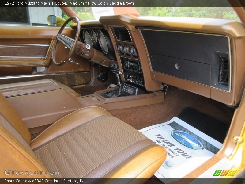 Dashboard of 1972 Mustang Mach 1 Coupe