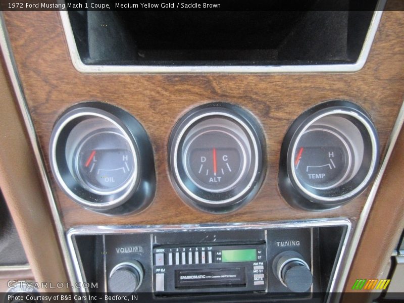 Medium Yellow Gold / Saddle Brown 1972 Ford Mustang Mach 1 Coupe