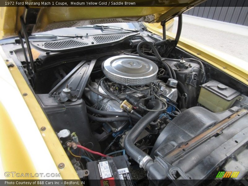 Medium Yellow Gold / Saddle Brown 1972 Ford Mustang Mach 1 Coupe