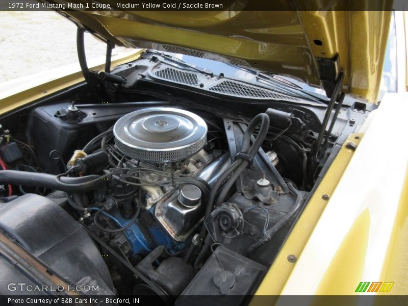 Medium Yellow Gold / Saddle Brown 1972 Ford Mustang Mach 1 Coupe