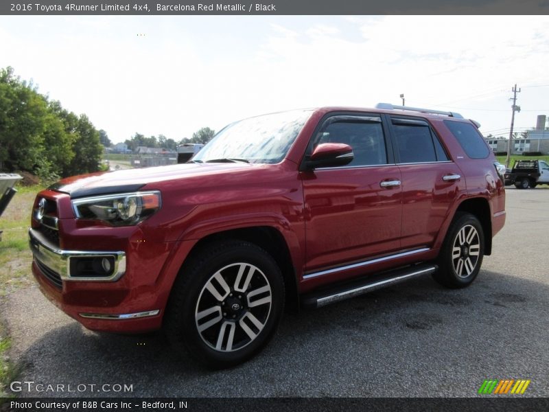 Barcelona Red Metallic / Black 2016 Toyota 4Runner Limited 4x4