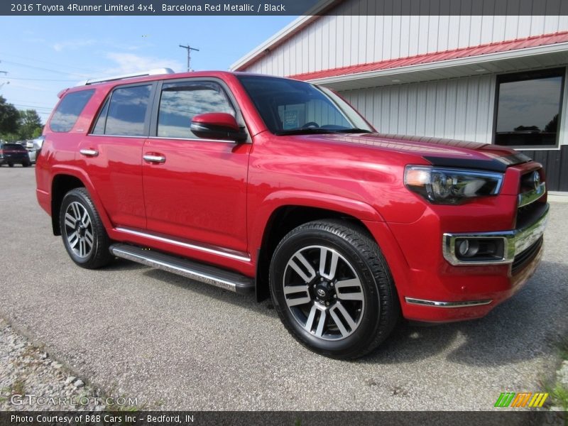 Barcelona Red Metallic / Black 2016 Toyota 4Runner Limited 4x4