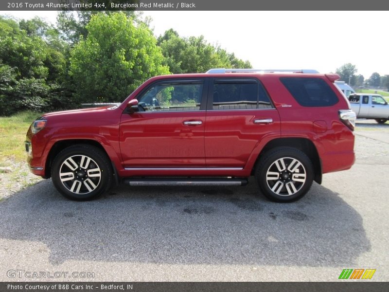 Barcelona Red Metallic / Black 2016 Toyota 4Runner Limited 4x4
