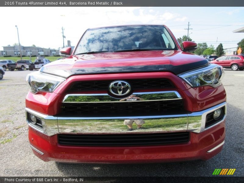 Barcelona Red Metallic / Black 2016 Toyota 4Runner Limited 4x4
