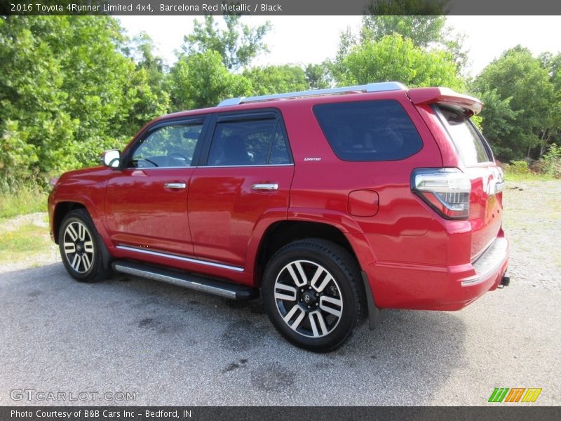 Barcelona Red Metallic / Black 2016 Toyota 4Runner Limited 4x4