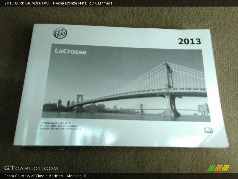 Mocha Bronze Metallic / Cashmere 2013 Buick LaCrosse FWD