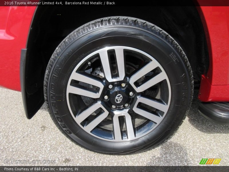 Barcelona Red Metallic / Black 2016 Toyota 4Runner Limited 4x4