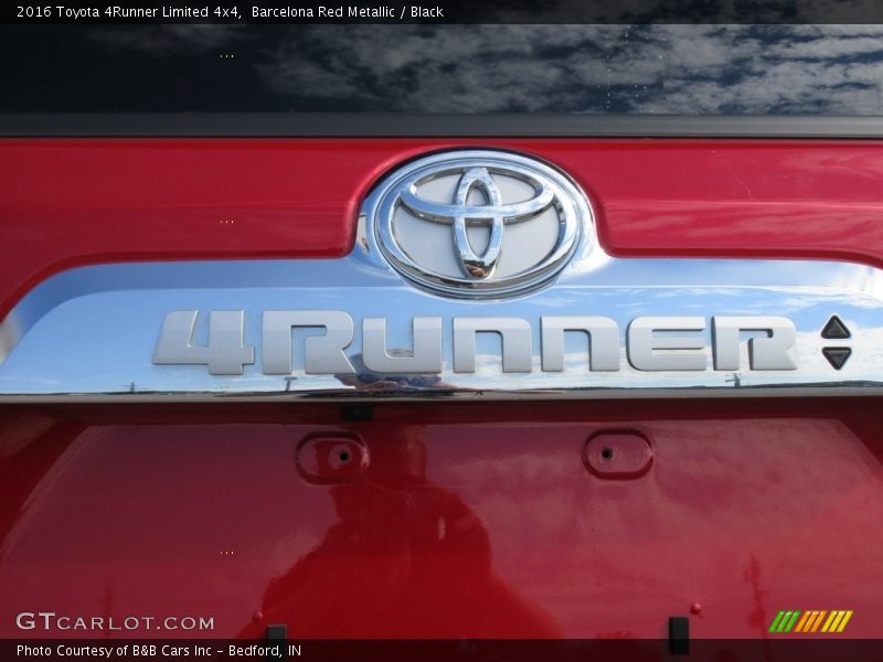 Barcelona Red Metallic / Black 2016 Toyota 4Runner Limited 4x4
