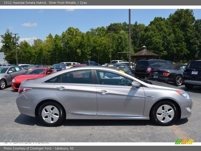 Silver Frost Metallic / Gray 2012 Hyundai Sonata Hybrid