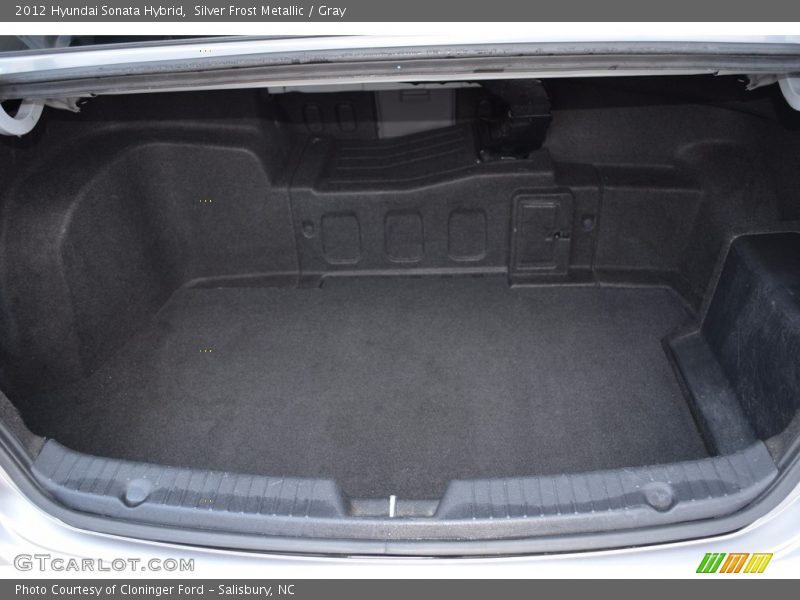 Silver Frost Metallic / Gray 2012 Hyundai Sonata Hybrid