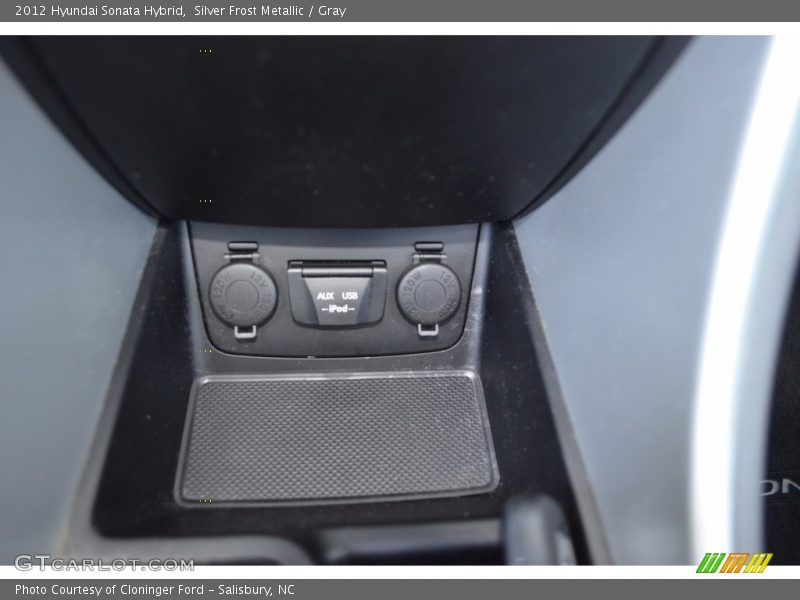 Silver Frost Metallic / Gray 2012 Hyundai Sonata Hybrid