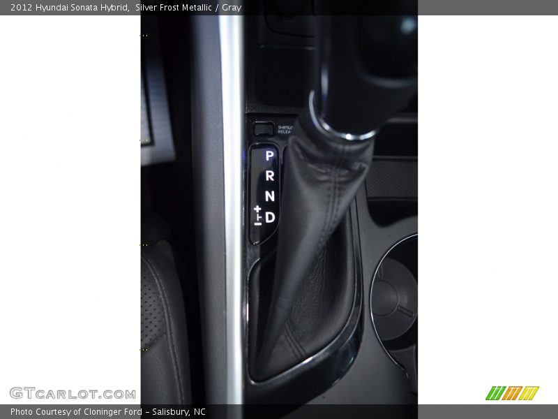Silver Frost Metallic / Gray 2012 Hyundai Sonata Hybrid