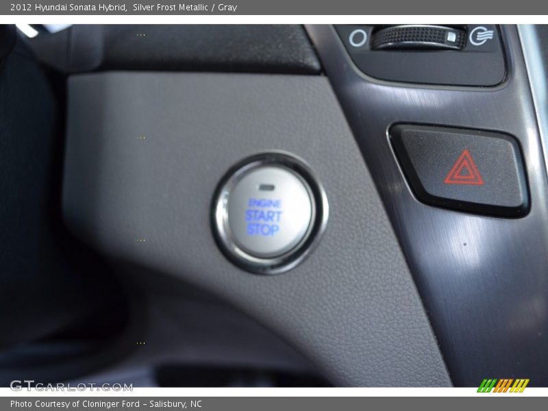 Silver Frost Metallic / Gray 2012 Hyundai Sonata Hybrid